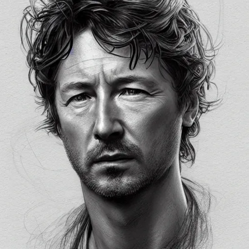 Prompt: amazing lifelike award winning pencil illustration of Aiden gillen trending on art station artgerm Greg rutkowski alphonse mucha cinematic