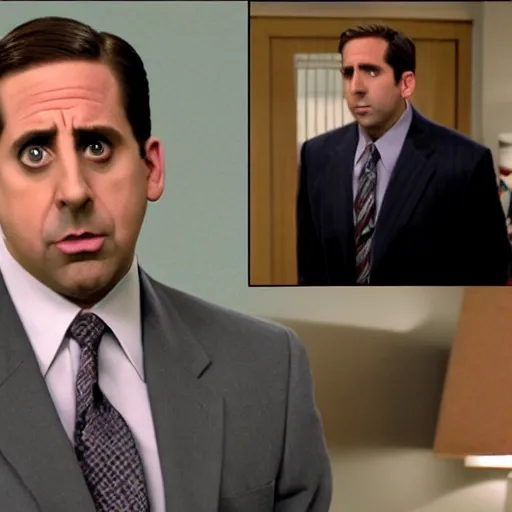 Image similar to Michael Scott, still from The Office (US)