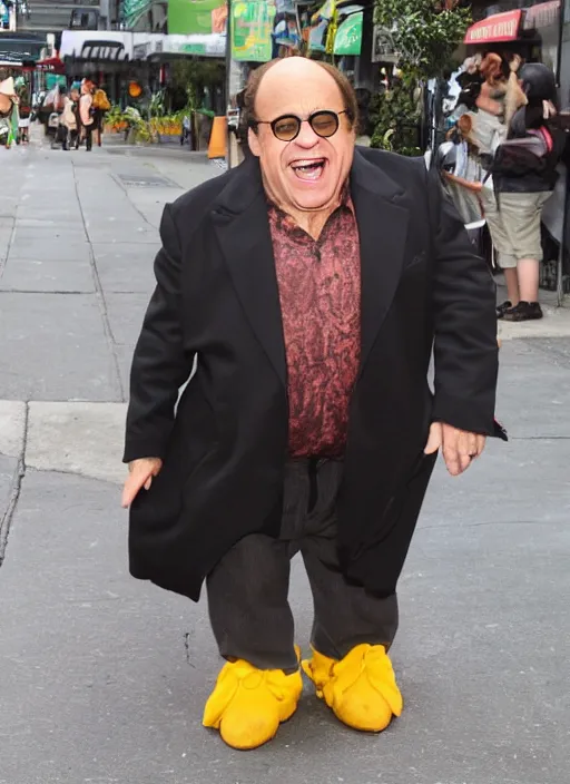 Image similar to danny devito as robin