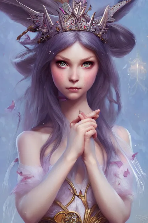 Image similar to fairy princess, highly detailed, d & d, fantasy, highly detailed, digital painting, trending on artstation, concept art, sharp focus, illustration, art by artgerm and greg rutkowski and fuji choko and viktoria gavrilenko and hoang lap