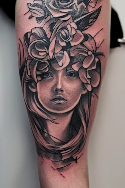 Image similar to tattoo by Ryan Ashley