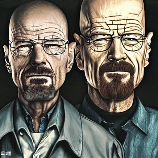 Prompt: recursive walter white