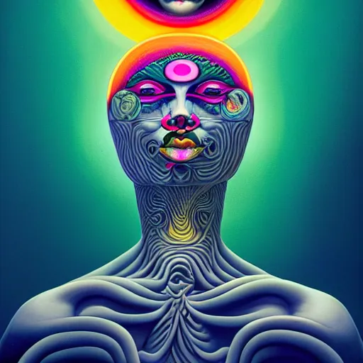 Prompt: illuminated mind reaches supreme mind by rik oostenbroek, concept art, masterpiece, 8 k hd resolution