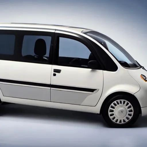Prompt: An RV designed and produced by Fiat, inspired by the Fiat Multipla, promotional photo