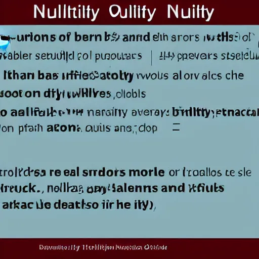 Prompt: nullity