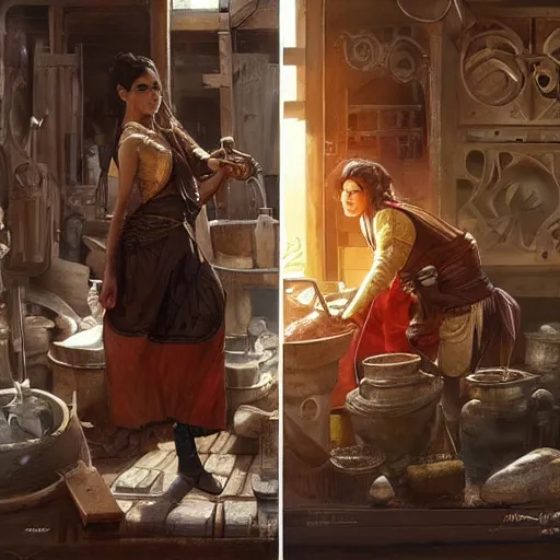 Prompt: kurdish blacksmith kawa the blacksmith, highly detailed, digital painting, artstation, concept art, sharp focus, illustration, art by artgerm and greg rutkowski and alphonse mucha, incredibly detailed, award winning art