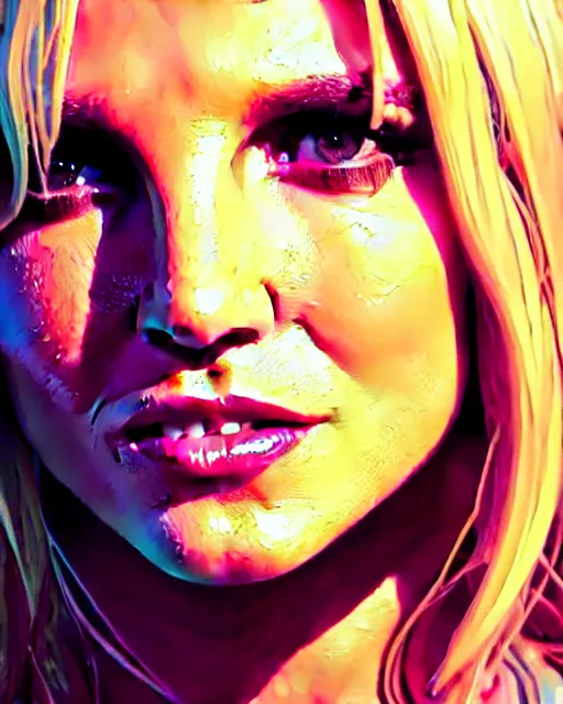 Image similar to highly detailed portrait of britney spears in gta v, stephen bliss, unreal engine, greg rutkowski, loish, rhads, beeple, makoto shinkai and lois van baarle, ilya kuvshinov, rossdraws, tom bagshaw, alphonse mucha, global illumination, god rays, detailed and intricate environment