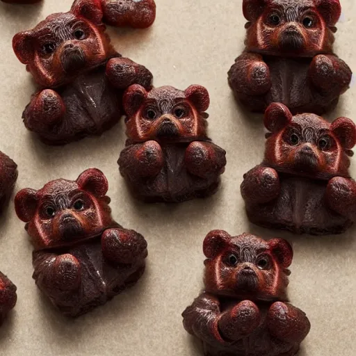 Image similar to photo of gummy bear ewoks