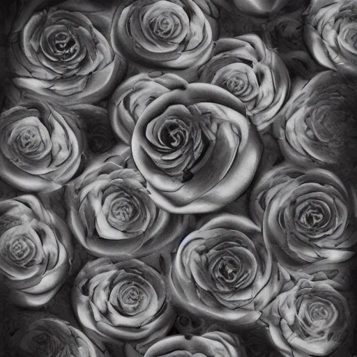 Image similar to transparent smokey roses, illustration, hazy, atmospheric, dark, digital art, high contrast, award winning, artstation,