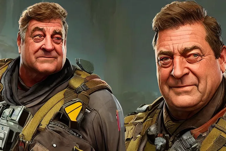 Prompt: john goodman in apex legends