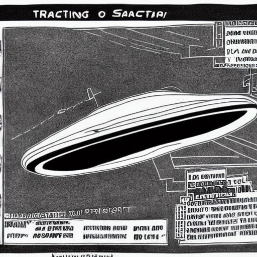 Prompt: a tracing of a starship