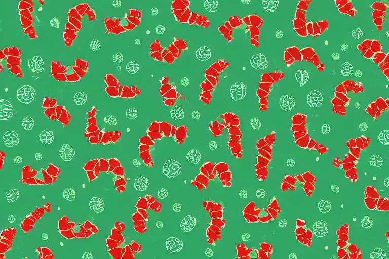 Prompt: a wrapping paper pattern with grinch print, illustration