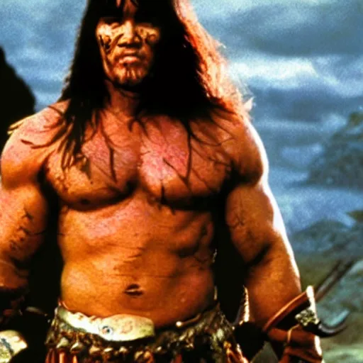 Prompt: conan the barbarian