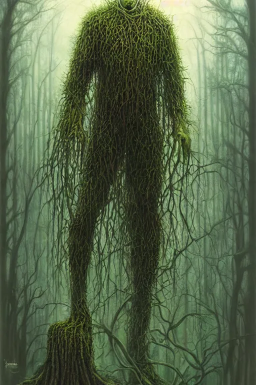 Image similar to swamp thing by tomasz alen kopera.