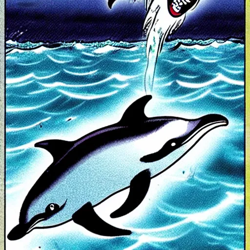 Image similar to flipper the dolphin manga by junji ito