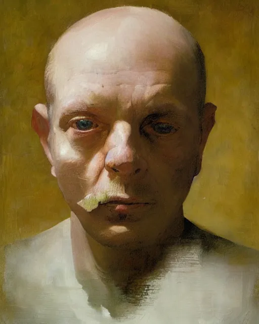 Prompt: painterly portrait, Mark Hammill, impasto, fantasy, chuck close:7, carl spitzweg:7, cinematic light, full face, symmetrical face