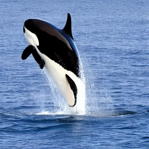 Image similar to an orca jumping through a hoop held by robbie williams, sea world, high detail