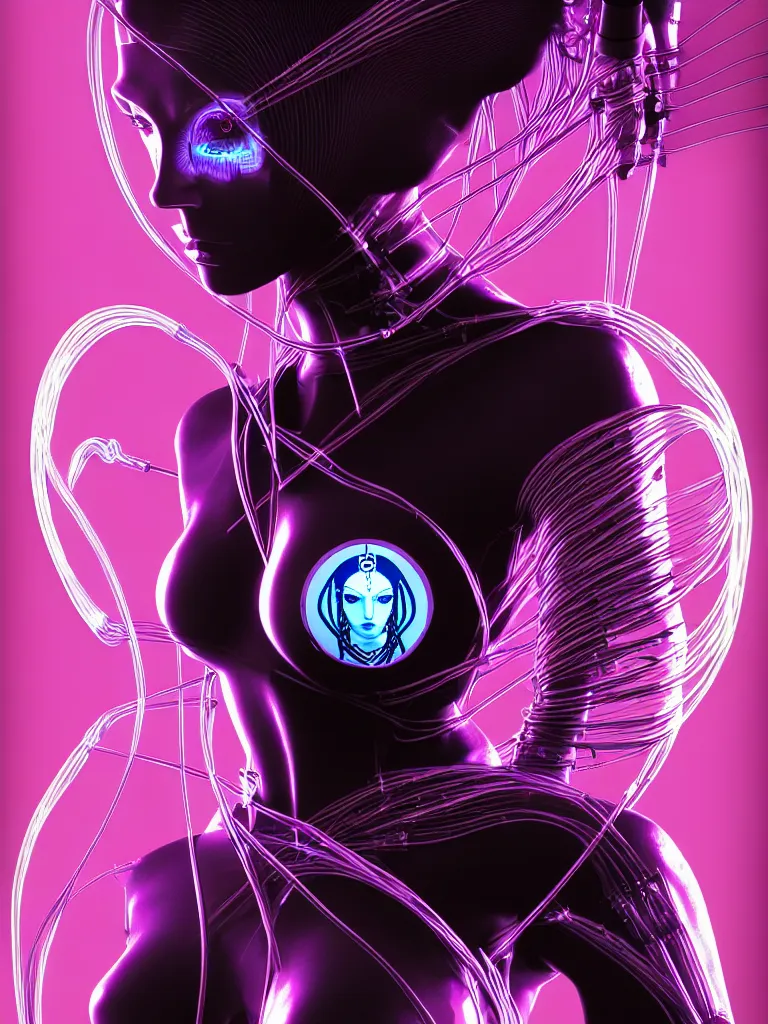 Image similar to x - ray bioscans of a new transhumanist ai race, style mix of æon flux, shepard fairey, hideo kojima, mobius, botticelli, pre - raphaelite, bizarre quantum physics, dramatic atmosphere, wires, ultra detail, 4 k photorealistic,