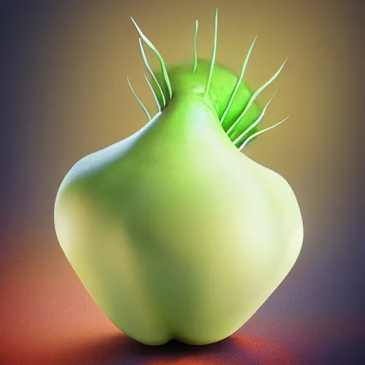 Image similar to a strange alien fruit, photorealistic, 8 k, professional food photography, trending on artstation