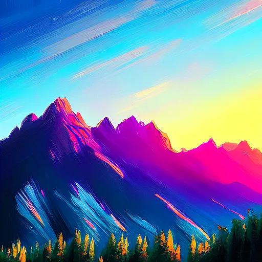 Prompt: a two storey building, old, mountains by alena aenami, vibrant, lanscape, digital