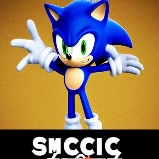 Image similar to sonic the hedgehog as john wick