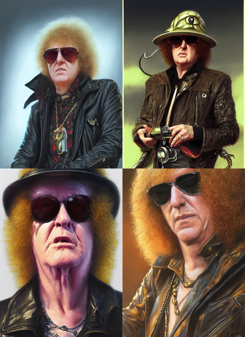 Prompt: ian hunter of mott the hoople, digital artwork by artgerm and lily abdullina, wpol and sarasti, donato giancola and android jones, artstation