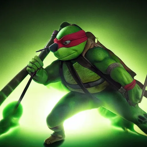 prompthunt: Super realistic image of the Teenage Mutant Ninja