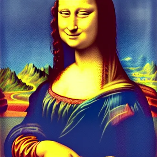 Prompt: super - mario!!!!!! as ( ( mona lisa ) )