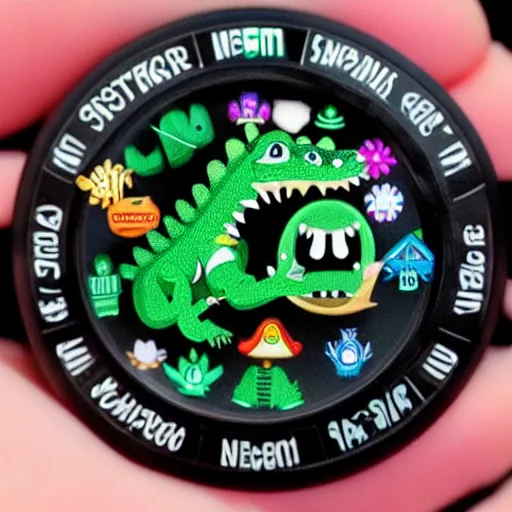 Image similar to 👑 🐷 🐸 🐍 🐢 🦖 🐋 🐊 🦘 🦜 🐀 🌳, 5 5 mm