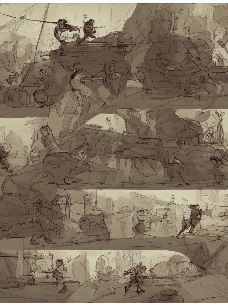 Image similar to working out by disney concept artists, blunt borders, rule of thirds