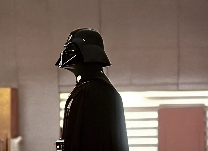 Image similar to film still darth vader in kill bill 2003