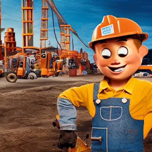 Prompt: gritty reboot of bob the builder on hbo