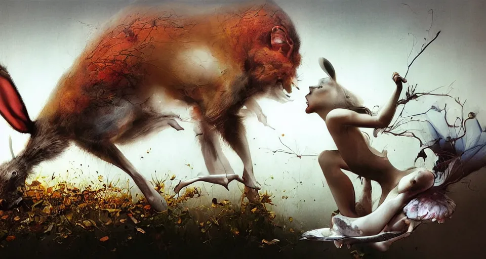 Image similar to the two complementary forces that make up all aspects and phenomena of life, by ryohei hase