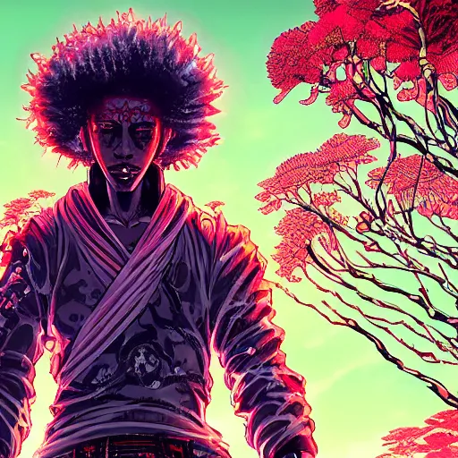 Pin by Ganesha Arte on anime  Afro samurai, Samurai art, Sci fi