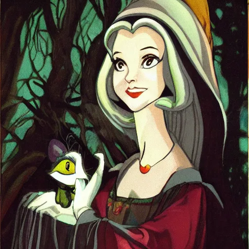 Image similar to miss frisby, secret of nimh, portrait, adorable beautiful