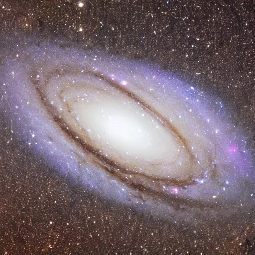 Prompt: The Andromeda Galaxy. Photo. High-definition images.