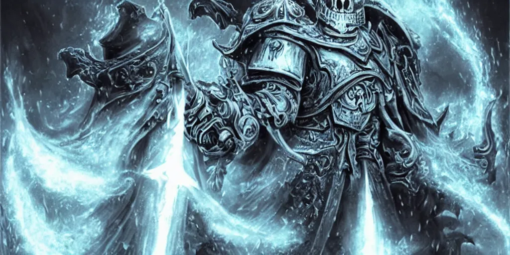 Image similar to the lich king