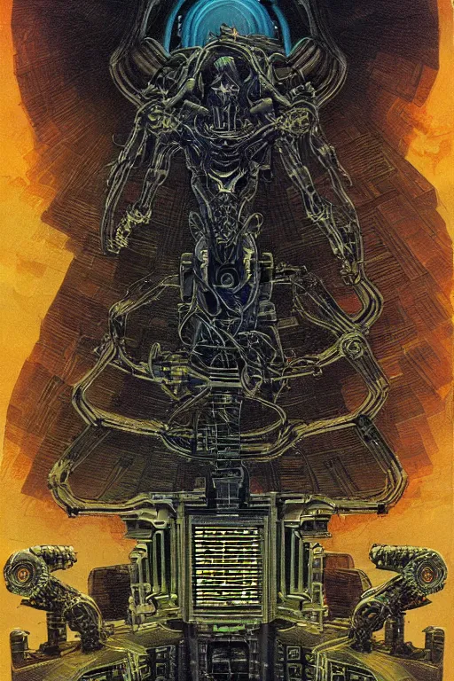 Prompt: pipe organ album art, doom classic dos, in the style of vincent di fate and alan lee, intricate, hyper detailed, dark smoke, dramatic lighting