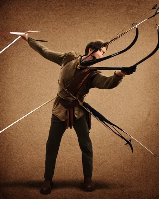 Image similar to man pointing his bow and arrow, photo, film, wallpaper