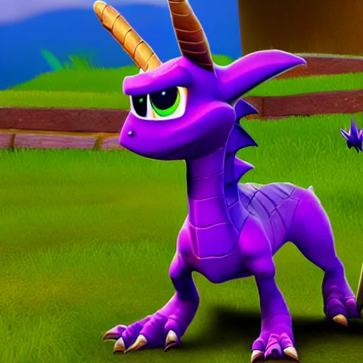 Image similar to photo of spyro