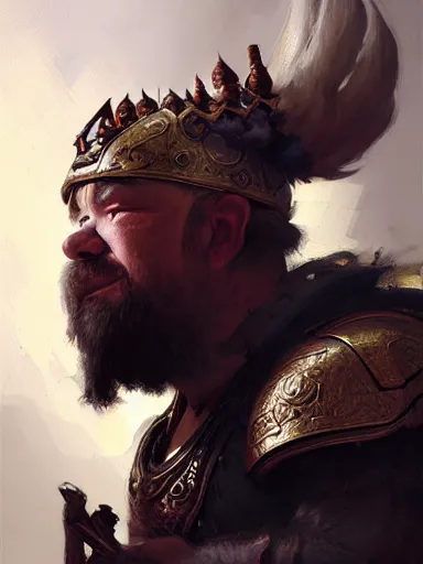 Image similar to a dwarf cleric dnd character, ornamented armor, oil painting, Tooth Wu, Greg Rutkowski, Edgar Maxence and Ross Tran, RPG portrait, dynamic lighting, fantasy art, High contrast, depth of field