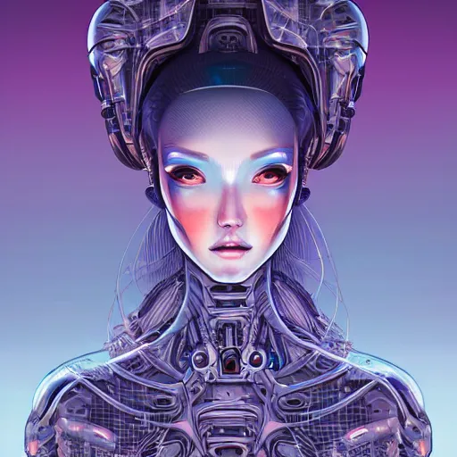 Image similar to cybernetic alien princess in the mountains, extremely detailed, sharp focus, portrait, smooth, digital illustration, by james jean, by rossdraws, frank franzzeta, sakimichan