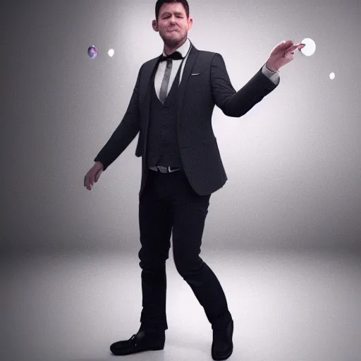 Image similar to hyperrealistic dslr film still of michael buble disguised a bubbles, bath, stunning 8 k octane comprehensive 3 d render, inspired by istvan sandorfi & greg rutkowski & unreal engine, perfect symmetry, dim volumetric cinematic lighting, extremely hyper - detailed, incredibly real lifelike attributes & flesh texture, intricate, masterpiece, artstation, stunning