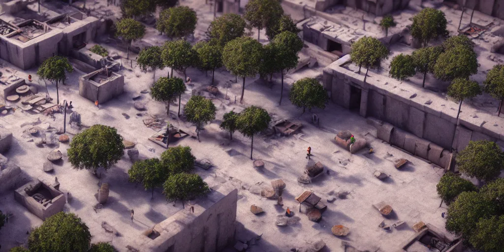 Prompt: timbuktu tuturistic, octane render, unreal engine, artstation, 8 k, tilt shift