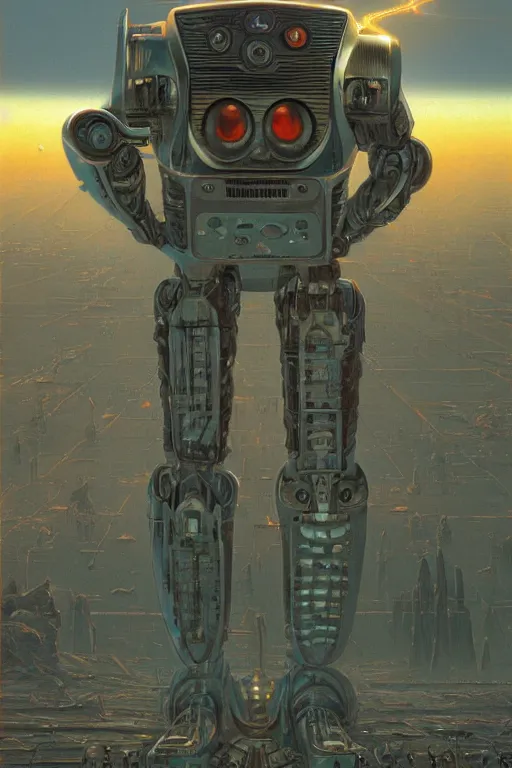 screaming robot cyborg, retro futurism by tim | Stable Diffusion | OpenArt