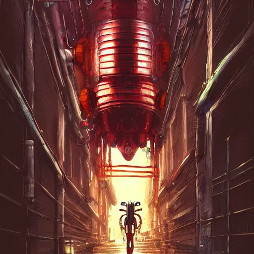 Image similar to alien robot luffy, thief, photography, by marc simonetti