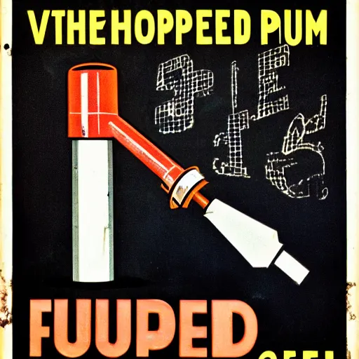 Image similar to Oil pump, poster, 50s style, vintage