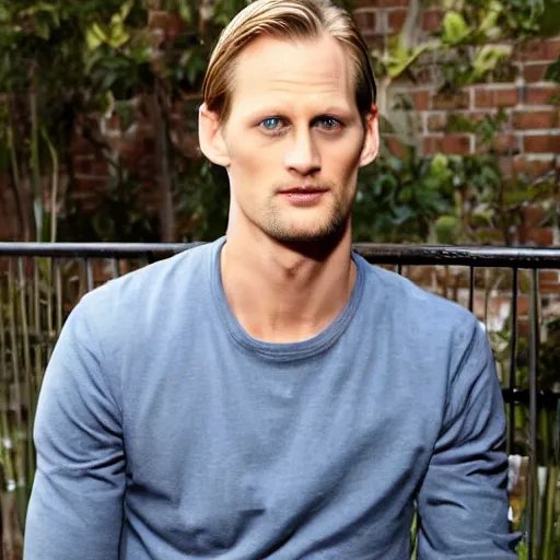 Prompt: alexander skarsgard, handsome, clean shaven