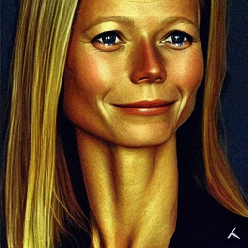 Image similar to “ gwyneth paltrow retro minimalist portrait by jean giraud, moebius, sharp, smooth face, comic, retro, 8 k ”