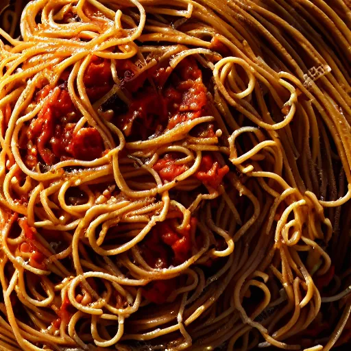Image similar to portrait shot of a humanoid bowl of spaghetti, intricate details and dramatic lighting